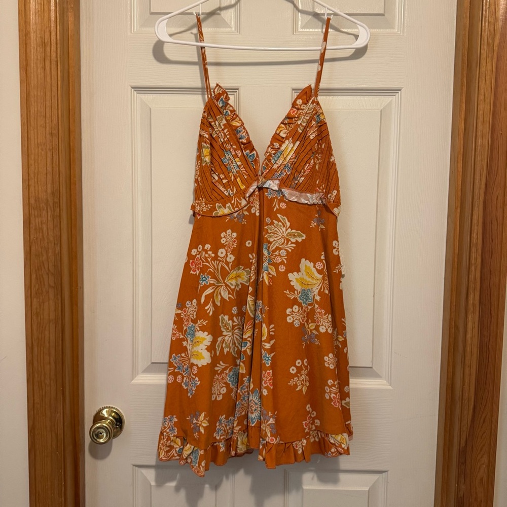 NWT Free people mini corduroy dress